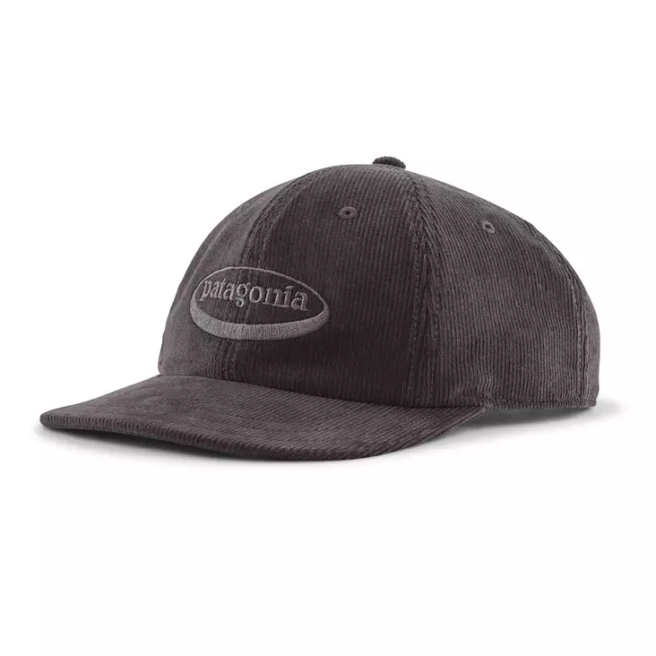 Patagonia Corduroy Cap '95 Oval Logo Ink Black - Lippikset - 198077714262 - 1