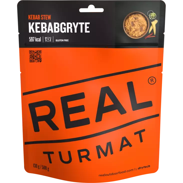 Real Turmat Kebab Stew (G) - Retkiruuat ja -keittimet - 7036489060092 - 2