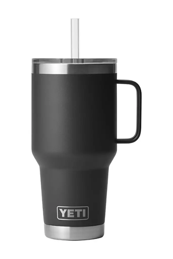 Yeti Rambler 35 Oz Straw Mug Black - Pullot, mukit ja kylmälaukut - 888830306772 - 1
