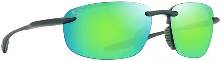Maui Jim Hookipa Ultra - Metal Matte Green Frame with Maui Green Lens - Aurinkolasit - 603429081423 - 1