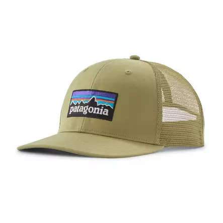 Patagonia P-6 Logo Trucker Hat Gumtree Green - Lippikset - 198077793823 - 1