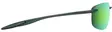 Maui Jim Hookipa Ultra - Metal Matte Green Frame with Maui Green Lens - Aurinkolasit - 603429081423 - 3