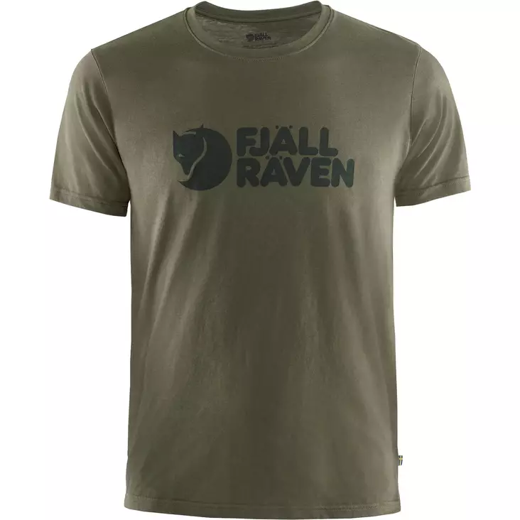 Fjällräven Logo T-shirt M Dark Olive - T-paidat - 7323450606053 - 1