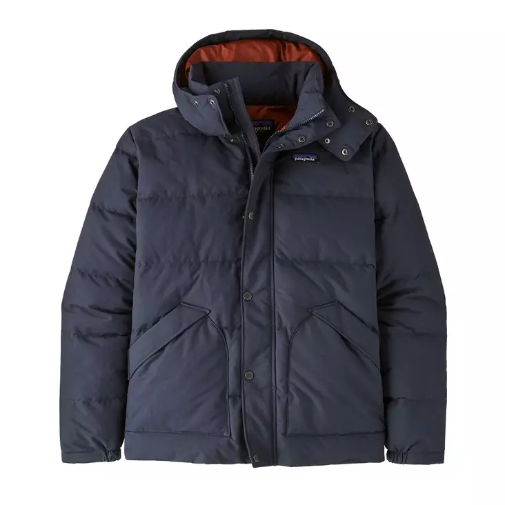 Patagonia Ms Downdrift Jacket Smolder Blue w. Burnished Red - Untuva- ja välitakit - 196924700093 - 1