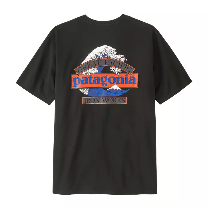 Patagonia M's Great Waves Responsibili-Tee Black - T-paidat - 198077792543 - 1