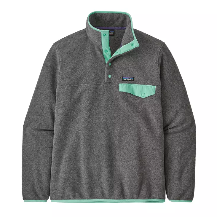 Patagonia Ms LW Synch Snap-T Pull-Over Nickel w Early Teal - Paidat - 195699505353 - 1