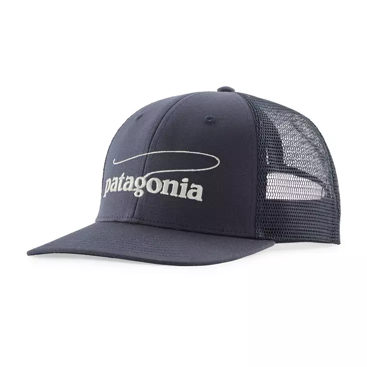Patagonia Take a Stand Trucker Hat Casting Logo Smolder Blue - Lippikset - 198077230793 - 1