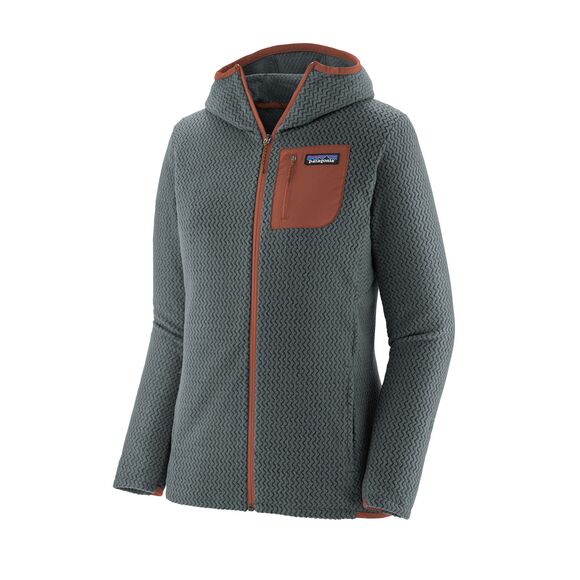 Patagonia Ws R1 Air Full-Zip Hoody Nouveau Green - Naisten alus- ja väliasut - 195699663893 - 1