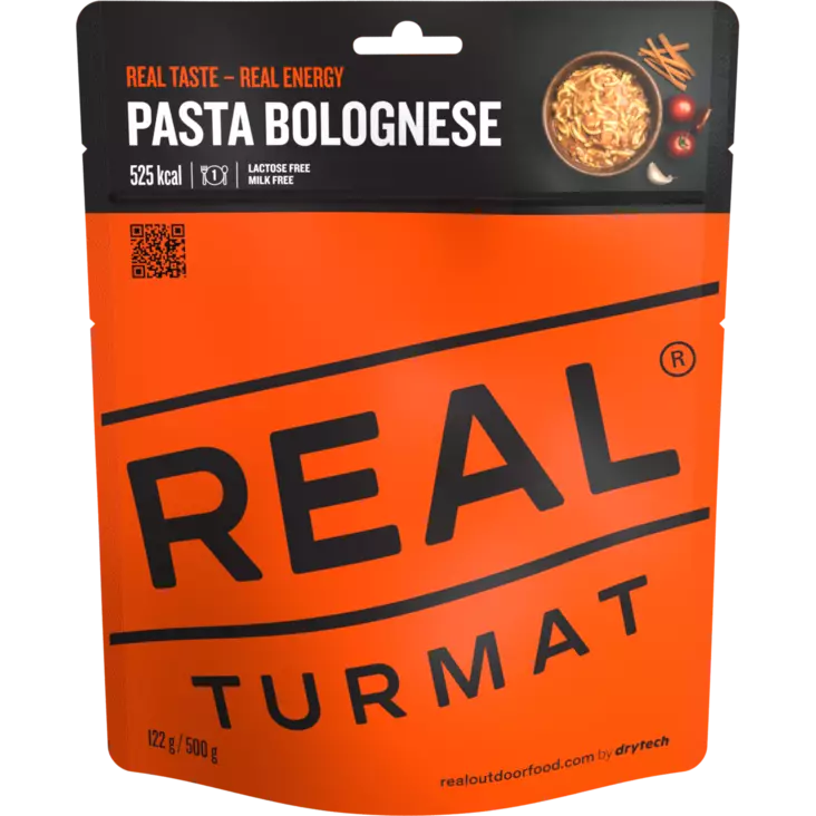 Real Turmat Pasta Bolognese - Retkiruuat ja -keittimet - 7036480052133 - 2