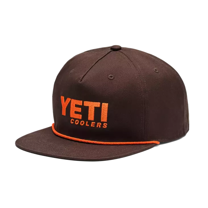 Yeti Coolers Flat Brim Rope Hat Coffee - Pullot, mukit ja kylmälaukut - 888830627273 - 1