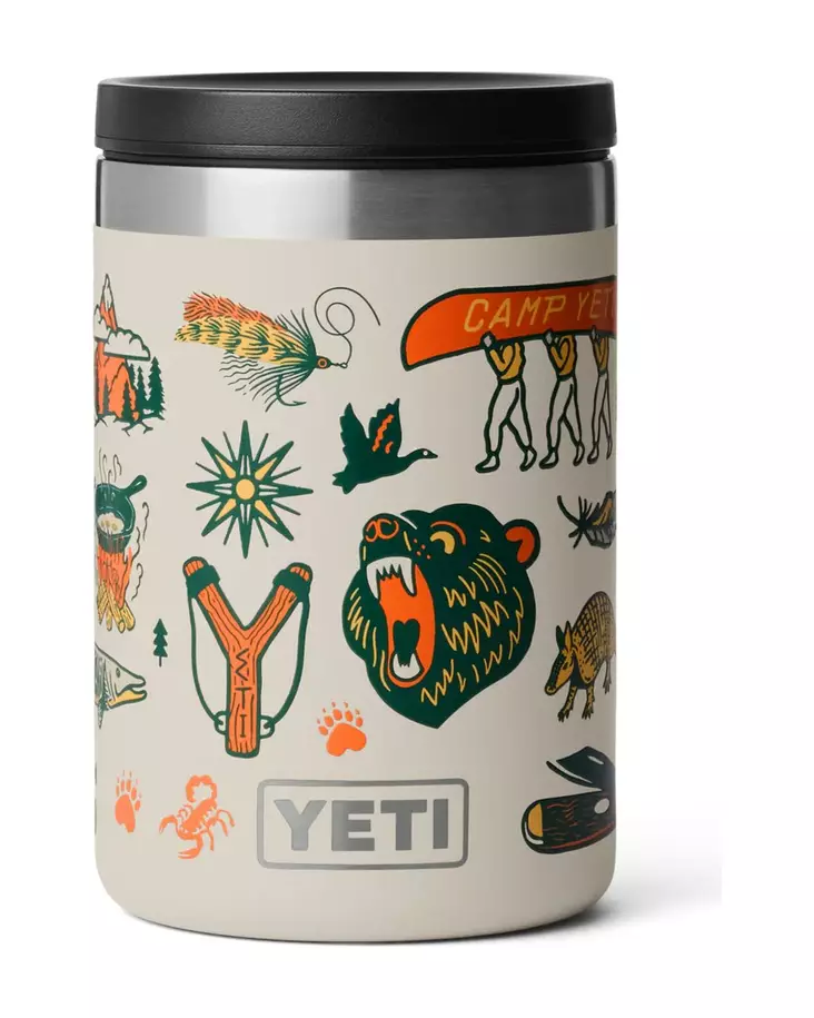 RAMBLER FOOD JAR 16 OZ CAPE SUMMER CAMP - Pullot, mukit ja kylmälaukut - 888830661413 - 1