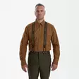 Deerhunter Combi Braces with Button and Clips Walnut - Vyöt ja henkselit - 5702827157534 - 2