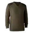 Deerhunter Harrington V-Neck Knit Cypress - Fleecetakit - 5702827160084 - 1