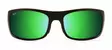 Maui Jim Haleakala - Matte Black Frame with Green Mirror Lens - Aurinkolasit - MM419-044 - 2