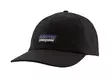 Patagonia P-6 Label Trad Cap Black -lippalakki - Lippikset - 192964418844 - 1
