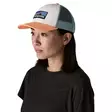 Patagonia P-6 Logo LoPro Trucker Hat Wild Turkey Pigeon Blue - Lippikset - 198077794684 - 1