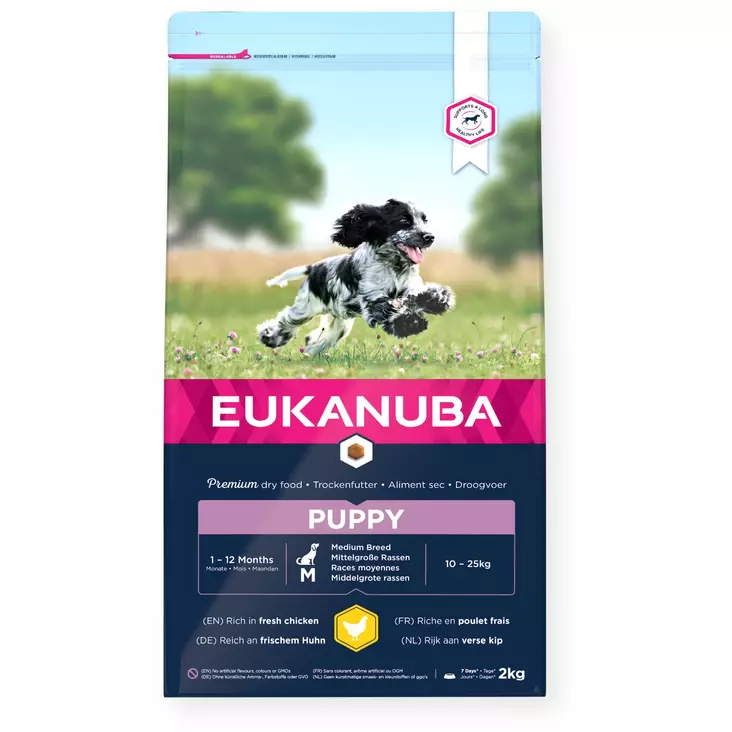 Eukanuba Dog Puppy Medium - Koiran kuivaruoka - 8710255122434 - 1