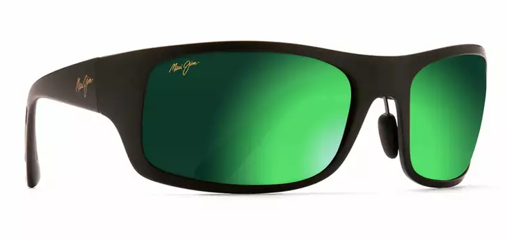 Maui Jim Haleakala - Matte Black Frame with Green Mirror Lens - Aurinkolasit - MM419-044 - 1
