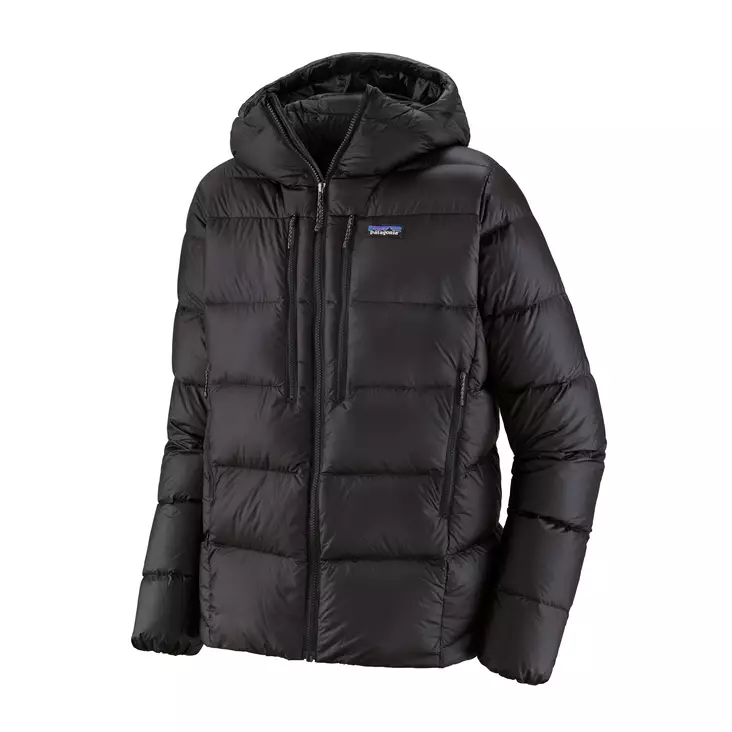 Patagonia Ms Fitz Roy Down Hoody Black - Untuva- ja välitakit - 194187038014 - 1