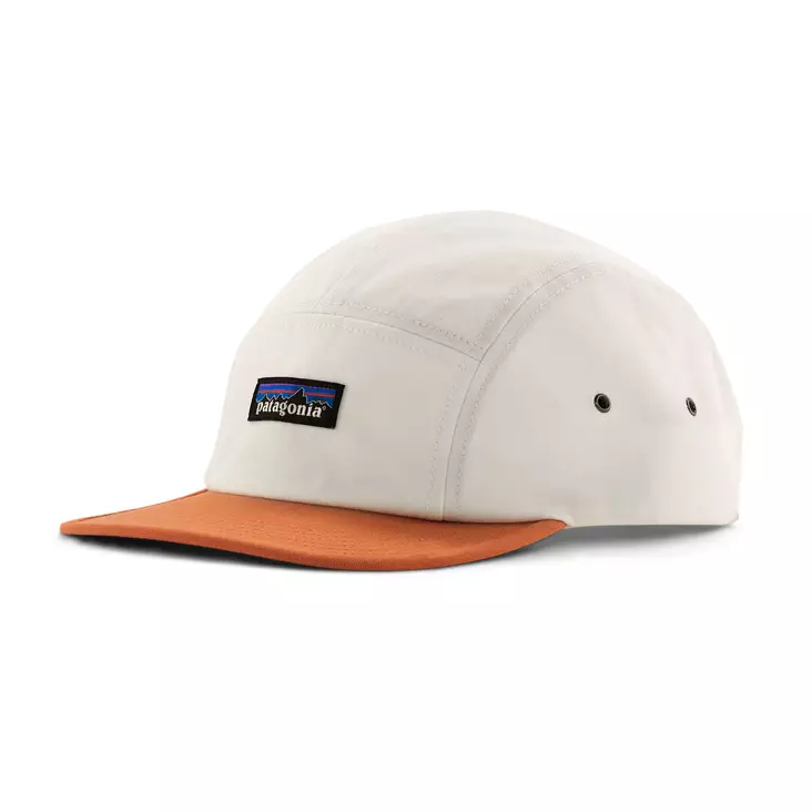 Patagonia P-6 Logo Maclure Hat Birch White w Rock Melon - Kauluspaidat ja flanellit - 196924924864 - 1