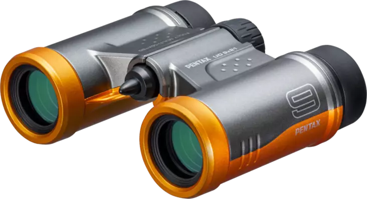 Pentax Binoculars UD 9x21 Gray Orange - Kiikarit - 4549212301834 - 1
