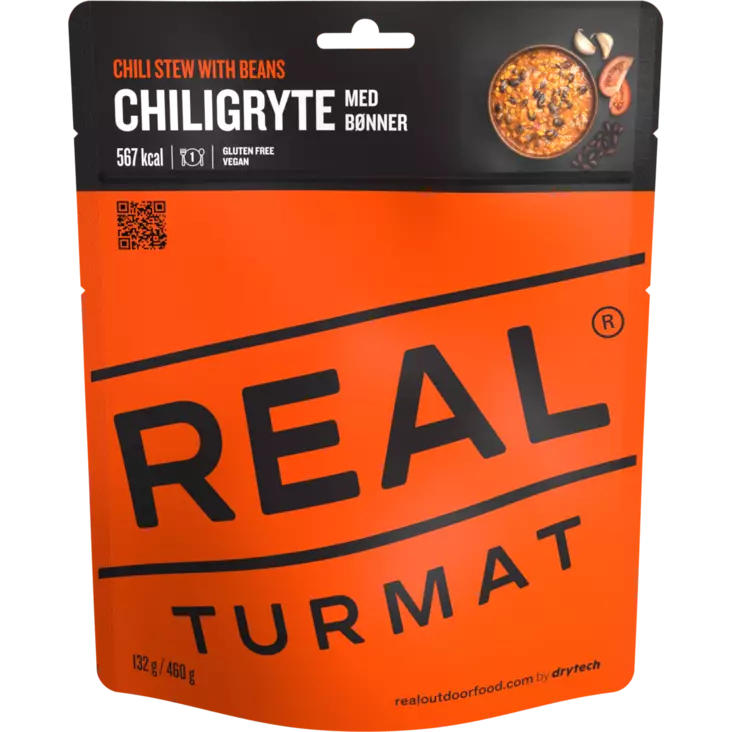 Real Turmat Chili Stew - Retkiruuat ja -keittimet - 7036480052294 - 2