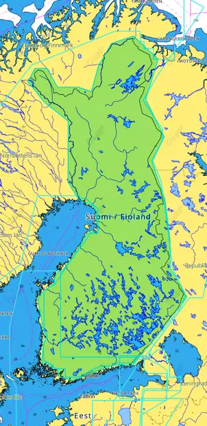 C-MAP Discovery Finland Lakes - Kaikuluotaimet - 9420064119295 - 1