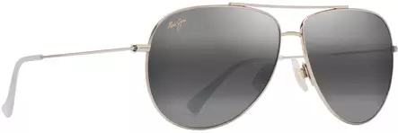 Maui Jim Hauoli XL - Shiny Light Gold Frame with Neutral Grey Lens - Aurinkolasit - 603429080075 - 1