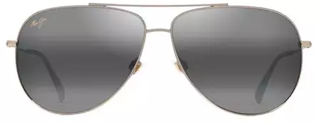 Maui Jim Hauoli XL - Shiny Light Gold Frame with Neutral Grey Lens - Aurinkolasit - 603429080075 - 2
