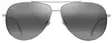 Maui Jim Hauoli XL - Shiny Light Gold Frame with Neutral Grey Lens - Aurinkolasit - 603429080075 - 2