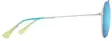 Maui Jim Hauoli XL - Shiny Silver Frame with Blue Hawaii Lens - Aurinkolasit - 603429080105 - 3
