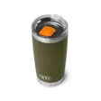 Yeti Rambler 20oz Tumbler Olive/King Crab Orange - Pullot, mukit ja kylmälaukut - 888830628485 - 3
