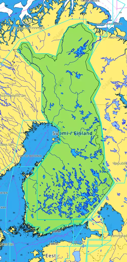 C-MAP Discovery Finland Lakes - Kaikuluotaimet - 9420064119295 - 1