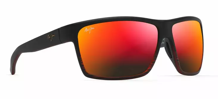 Maui Jim Alenuihaha - Brugundy Stripe with Hawaii Lava Lens - Aurinkolasit - 603429067335 - 1