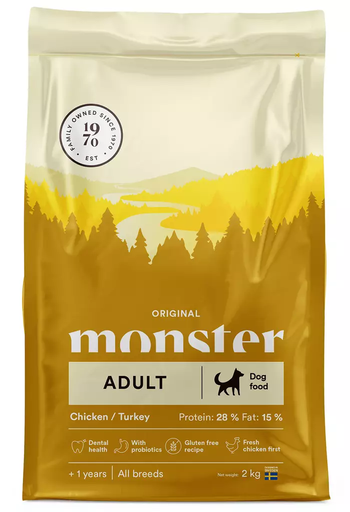 Monster Dog Original Adult - Koiran kuivaruoka - 7350040124635 - 1