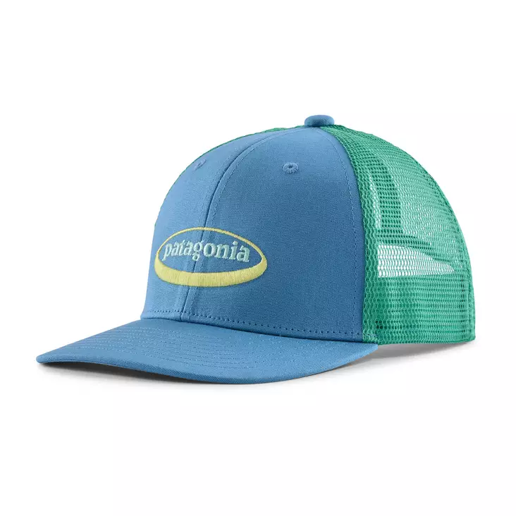 Patagonia K' Trucker Hat '95 Oval Logo Shore Blue - Lapset - 198077555865 - 1