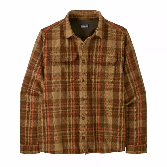 Patagonia M's Fjord Loft Shirt Nest Brown - Kauluspaidat ja flanellit - 196924474895 - 1