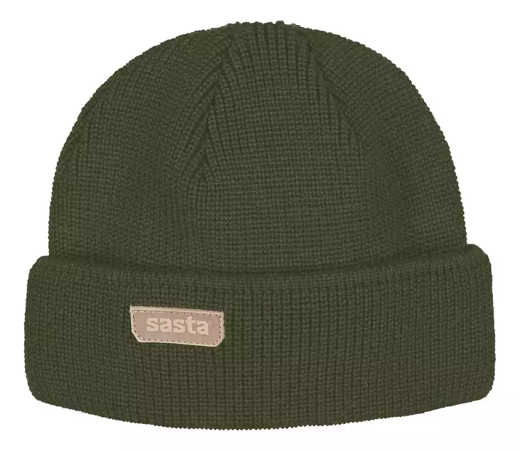 Sasta Muje Beanie Dark Olive - Päähineet - 6419619135265 - 1