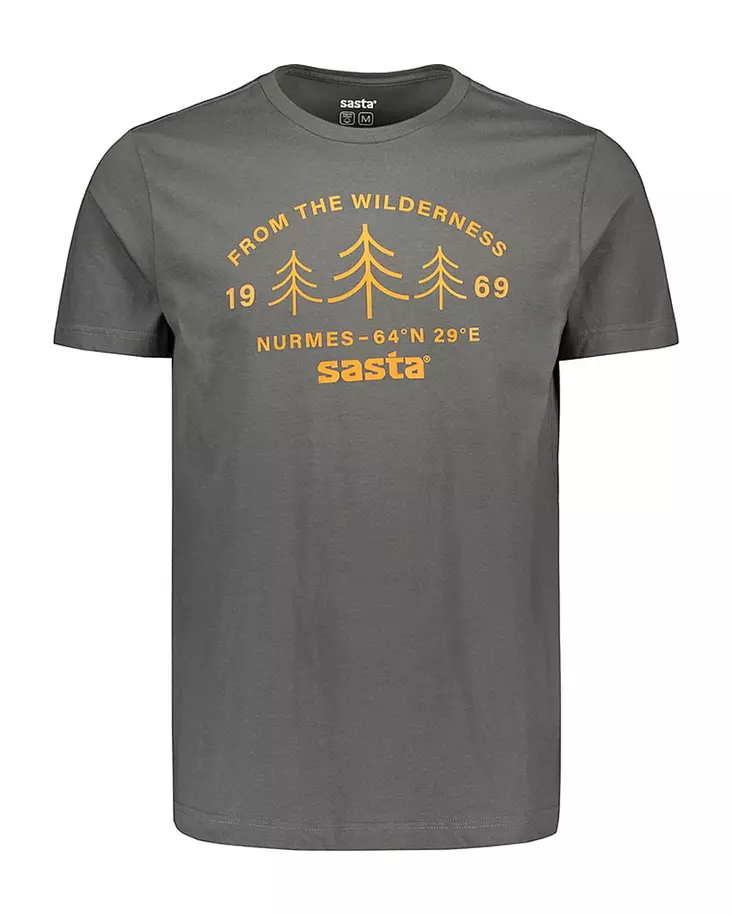 Sasta Wilderness T-Paita Harmaa #XXL - T-paidat - 6419619202615 - 1