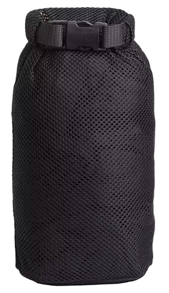 Savotta Rolltop Stuffsack Mesh Black - Reput ja laukut - 6419134200585 - 1