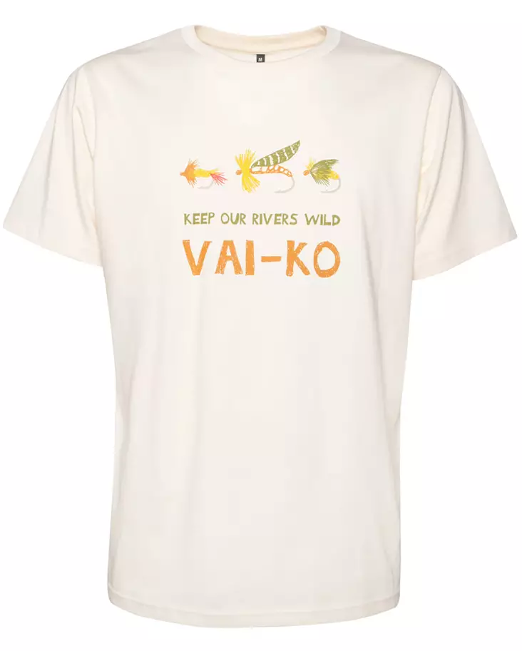 VAI-KO Flyfisher T-Shirt Birch White - Paidat - 6430072388395 - 1