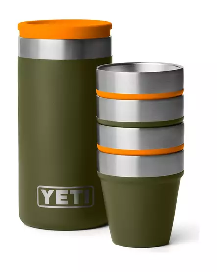 YETI SHOT GLASSES & CASE OLIVE/KCO - Pullot, mukit ja kylmälaukut - 888830628416 - 1
