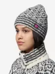 Devold Svalbard Wool Beanie Offwhite/anthracite - Pipot - 7028567702246 - 3
