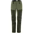 Fjällräven Keb Trousers Curved W Deep Forest-Laurel Green - Naisten housut - 7323450903046 - 1