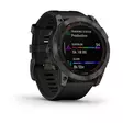 Garmin Fenix 7X Sapphire Solar Hiilenharmaa DLC-titaani ja musta hihna - Kellot ja GPS - 0753759278236 - 2