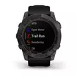 Garmin Fenix 7X Sapphire Solar Hiilenharmaa DLC-titaani ja musta hihna - Kellot ja GPS - 0753759278236 - 7