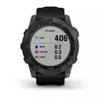 Garmin Fenix 7X Sapphire Solar Hiilenharmaa DLC-titaani ja musta hihna - Kellot ja GPS - 0753759278236 - 8