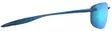 Maui Jim Hookipa Ultra - Metal Matte Blue Frame with Blue Hawaii Lens - Aurinkolasit - 603429081416 - 3