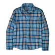 Patagonia M's LW Fjord Flannel Shirt P-6 Logo Smolder Blue - Kauluspaidat ja flanellit - 198077731016 - 1