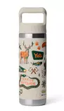 Yeti Rambler 18oz Straw Bottle Cape Summer Camp - Pullot, mukit ja kylmälaukut - 888830659106 - 3